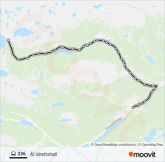 336 Bus Line Map