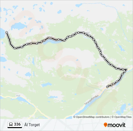 336 Bus Line Map