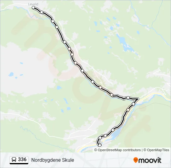 336 Bus Line Map
