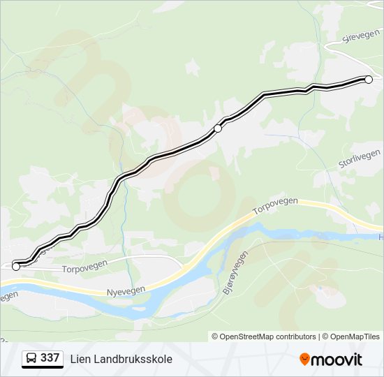 337 Bus Line Map