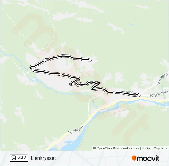 337 Bus Line Map
