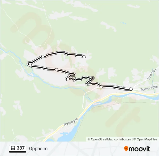 337 Bus Line Map