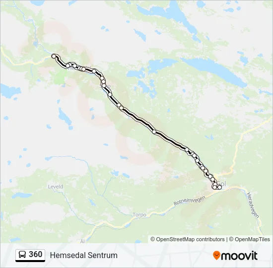 360 Bus Line Map