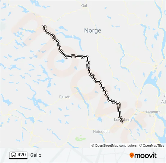 420 Bus Line Map