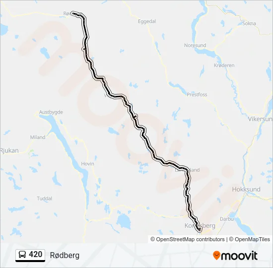 420 Bus Line Map