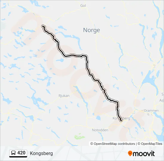 420 Bus Line Map