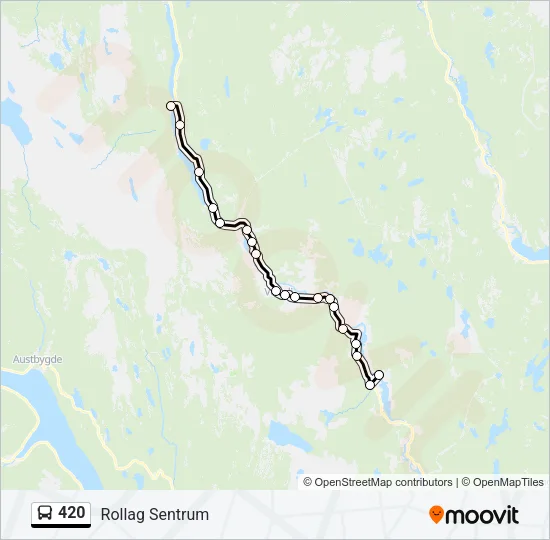 420 Bus Line Map