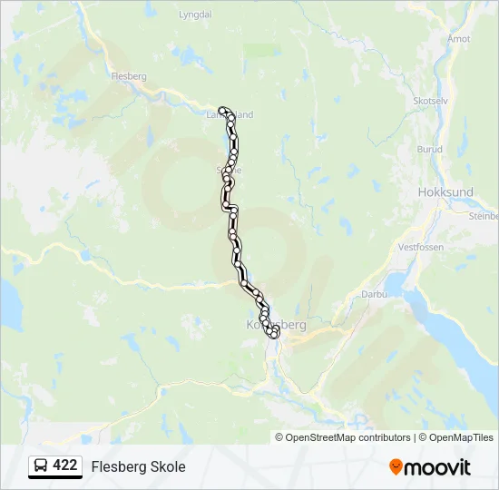 422 Bus Line Map