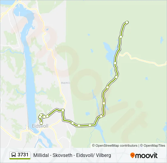 3731 Bus Line Map