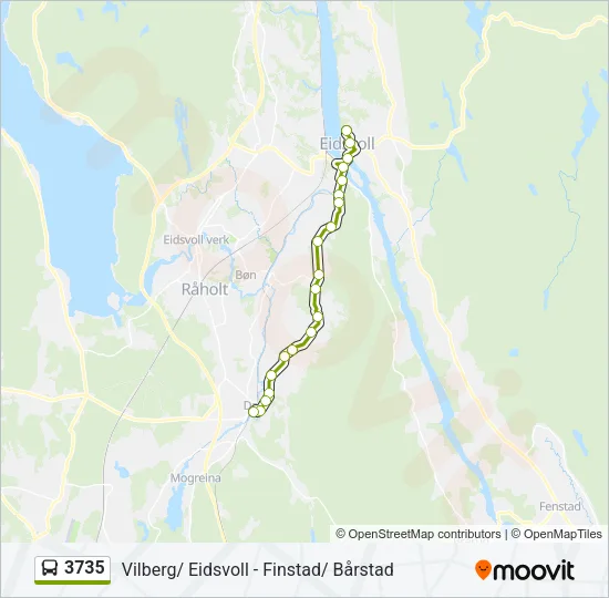 3735 Bus Line Map