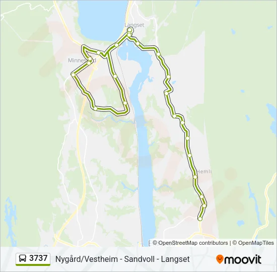 3737 Bus Line Map