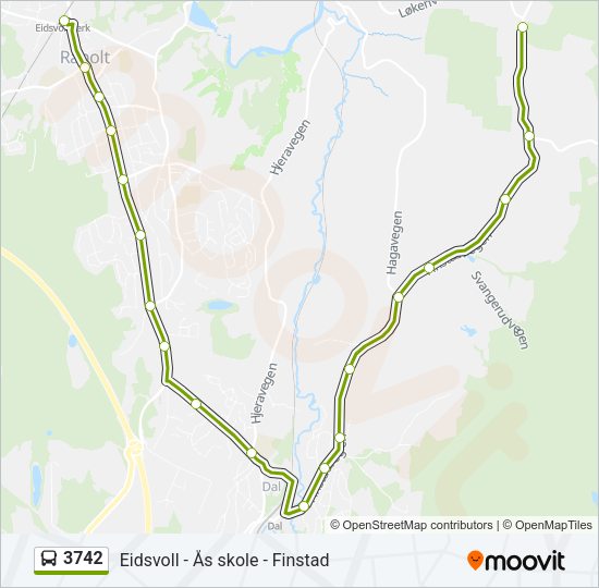 3742 Bus Line Map