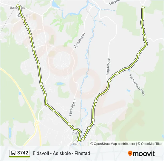 3742 Bus Line Map