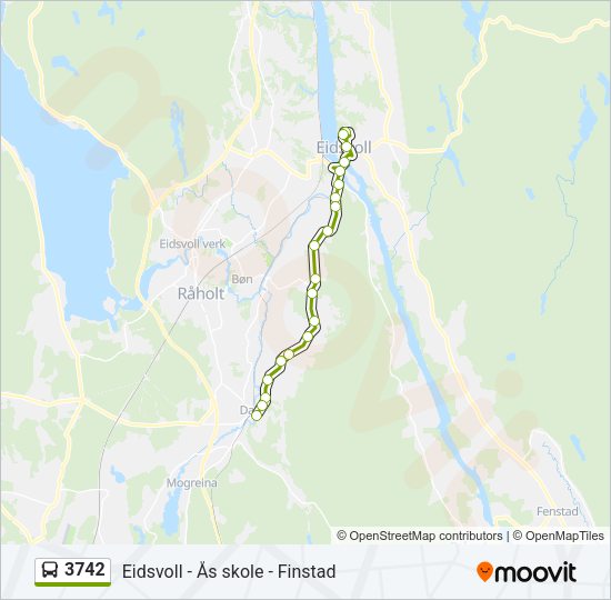 3742 Bus Line Map