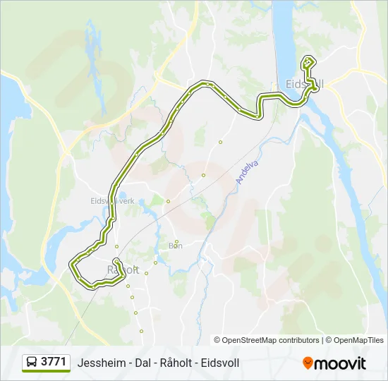 3771 Bus Line Map