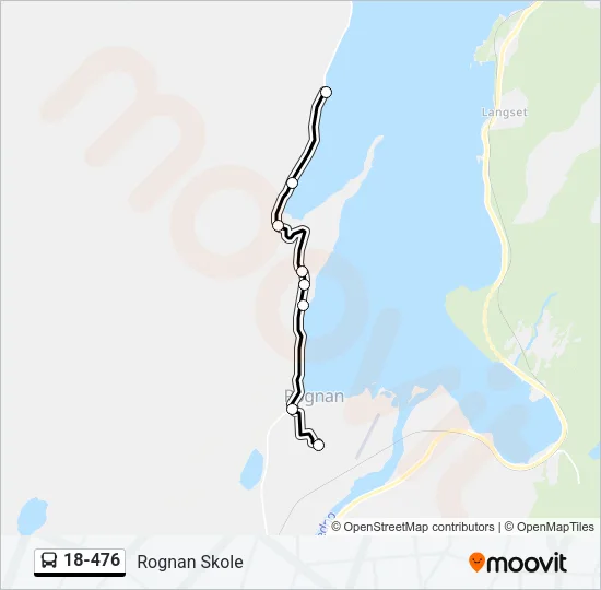 18-476 Bus Line Map