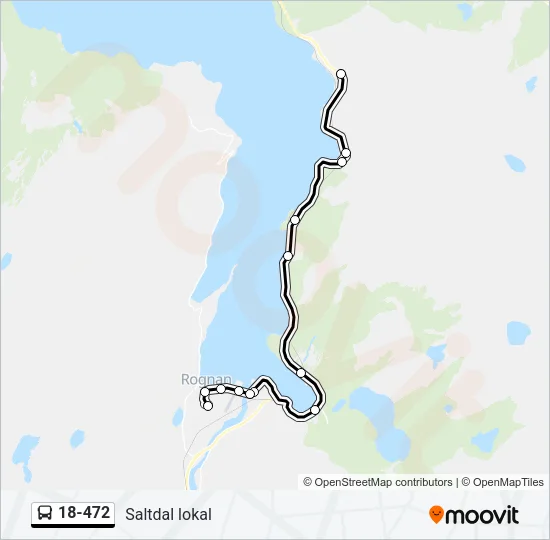 18-472 Bus Line Map