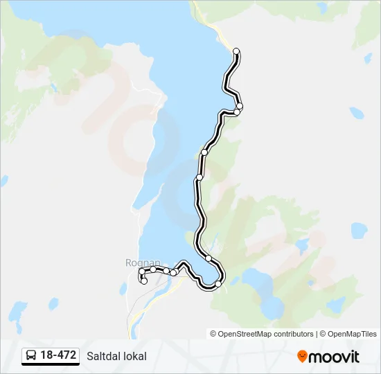 18-472 Bus Line Map