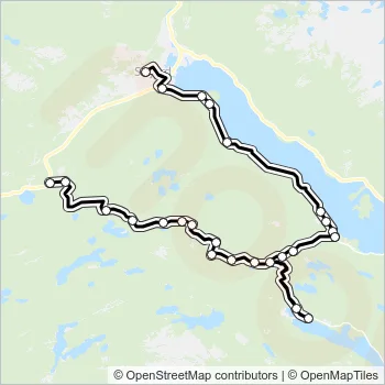 128 Bus Line Map