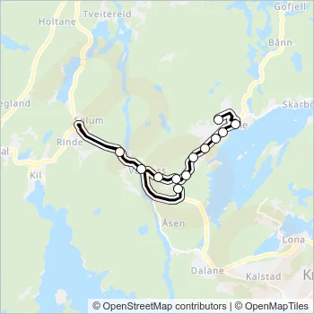 501 Bus Line Map