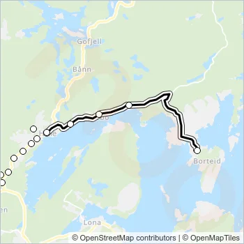 501 Bus Line Map
