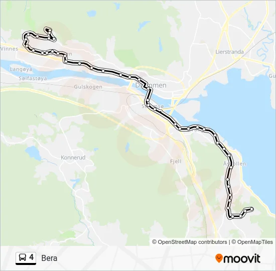 4 Bus Line Map