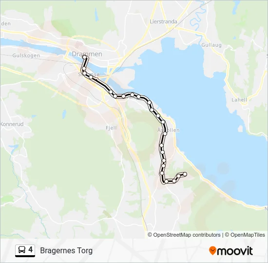 4 Bus Line Map