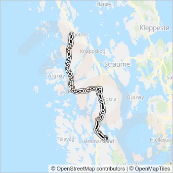 475 Bus Line Map