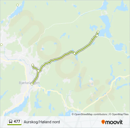 477 Bus Line Map