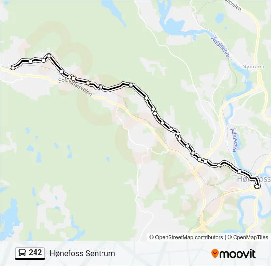242 Bus Line Map