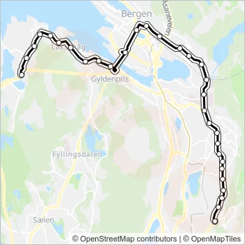 6 Bus Line Map