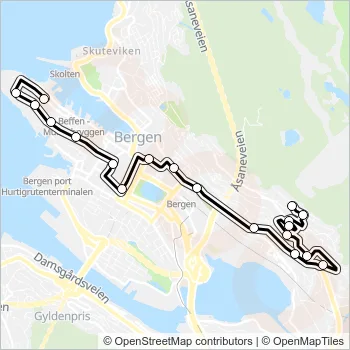 11 Bus Line Map