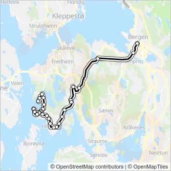 42 Bus Line Map