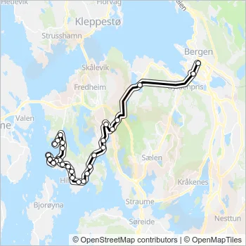 42 Bus Line Map