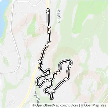 81 Bus Line Map