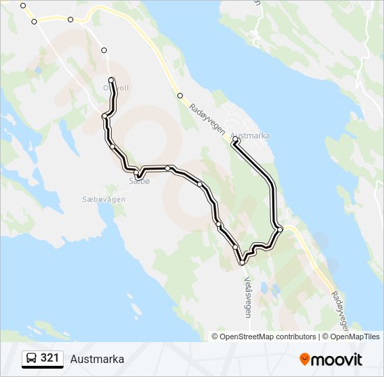 321 Bus Line Map