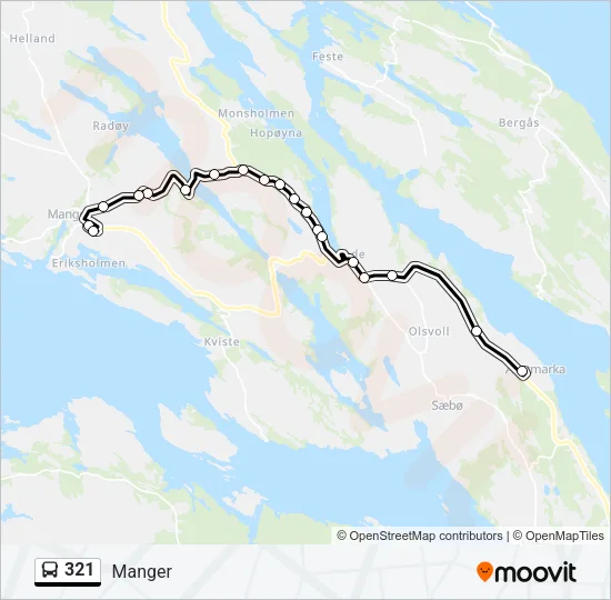 321 Bus Line Map