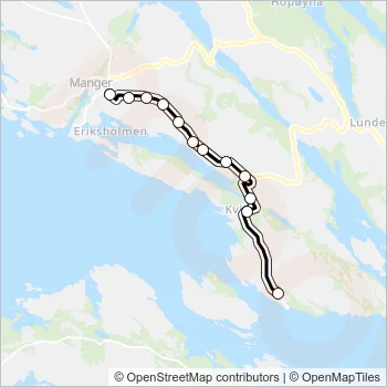 322 Bus Line Map