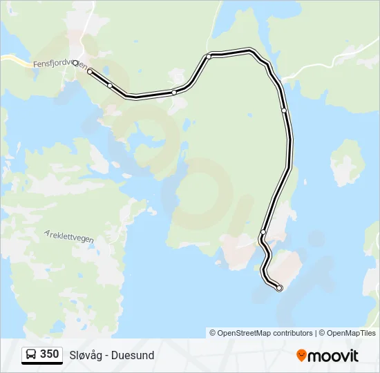 350 Bus Line Map