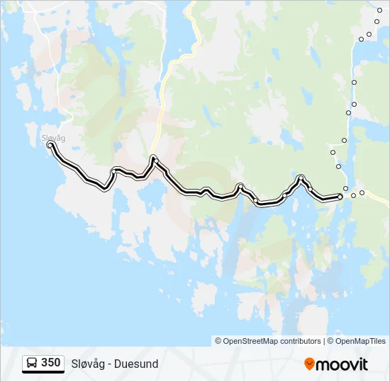 350 Bus Line Map