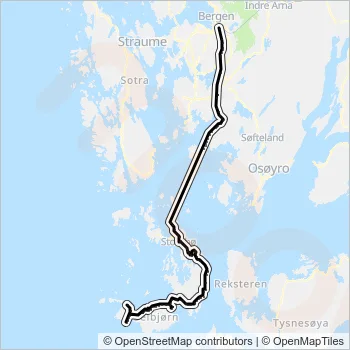 530 Bus Line Map