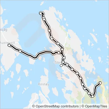 532 Bus Line Map