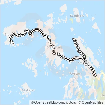 532 Bus Line Map