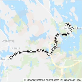 559 Bus Line Map