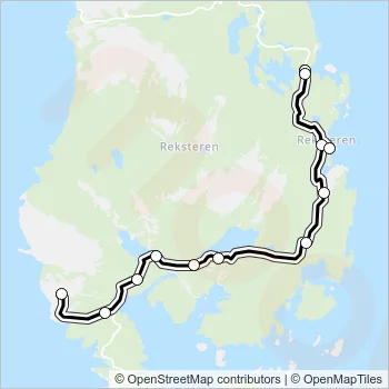 653 Bus Line Map