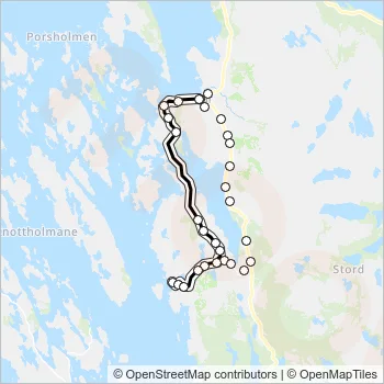 680 Bus Line Map