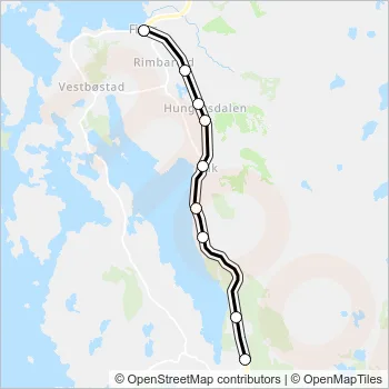 680 Bus Line Map