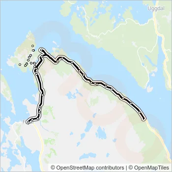 680 Bus Line Map