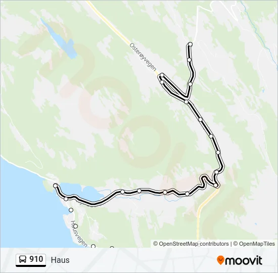 910 Bus Line Map