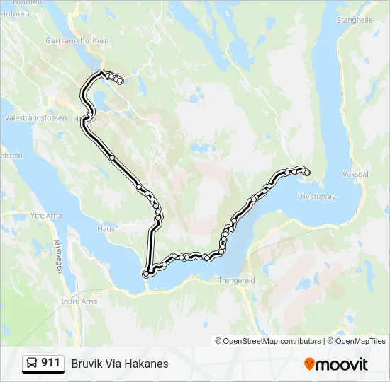 911 Bus Line Map